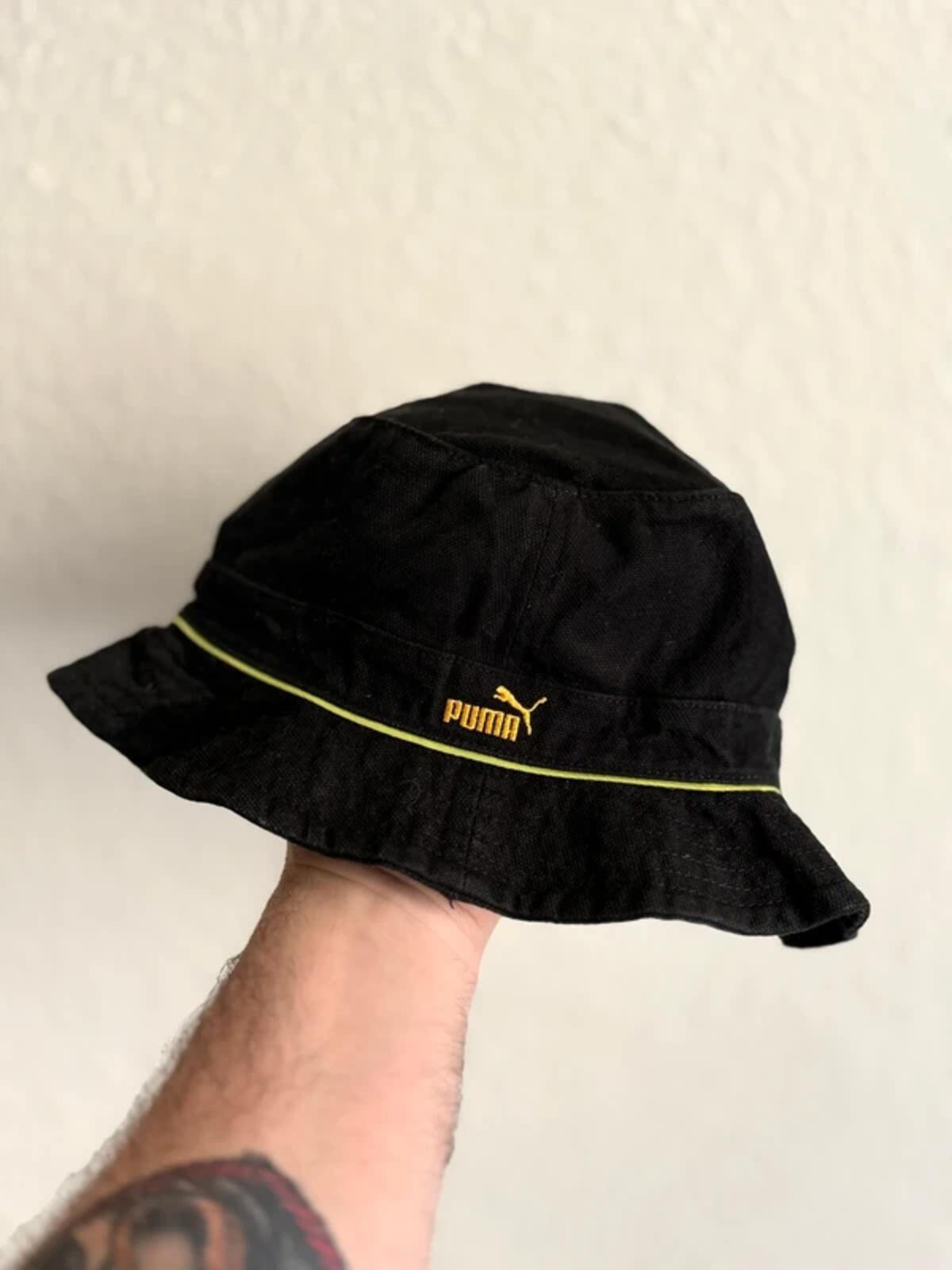 Y2K Puma Black Bucket Hat Small / Medium