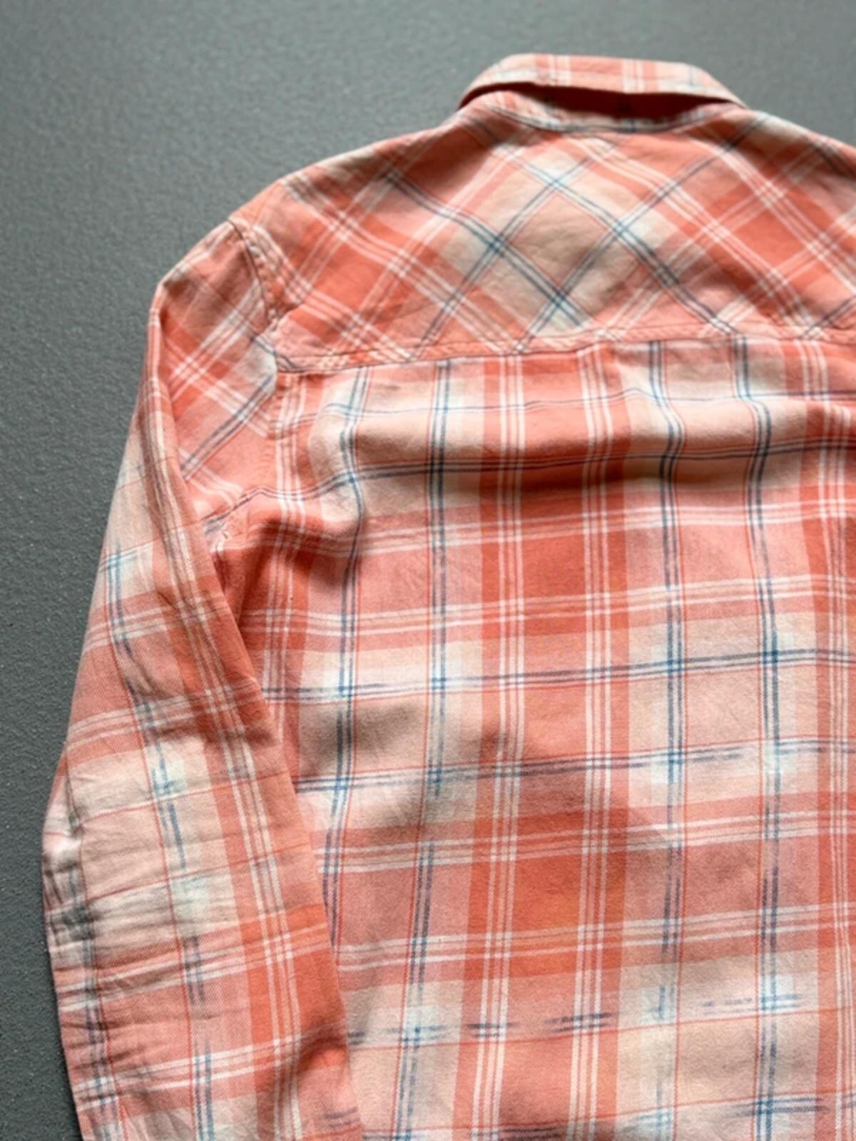 Aeropostale Light Check Shirt Large Ladies Pastel Y2K Indie