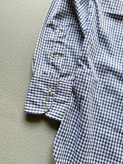 Vintage 1970s Levi’s Gingham Western Shirt – Made in USA