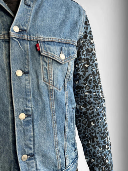 Levi’s Western Custom Painted Denim Jacket Medium