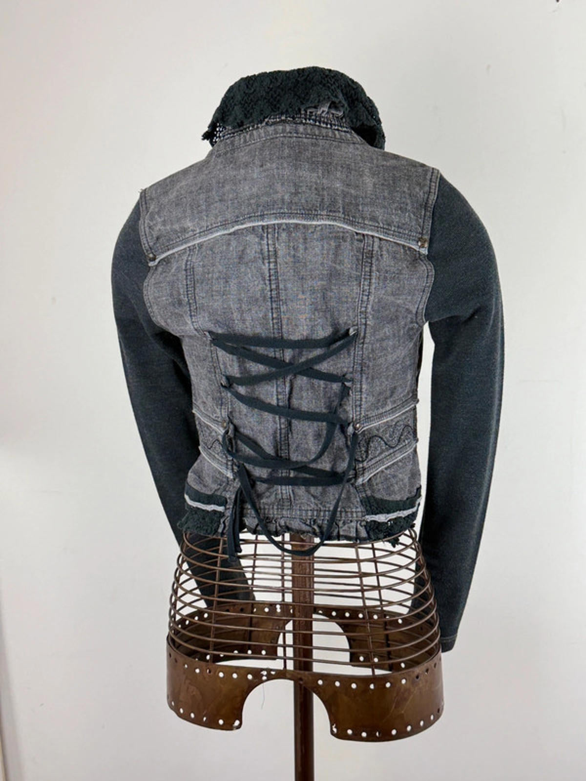 Y2K Cropped Gothic Blazer Jacket XS