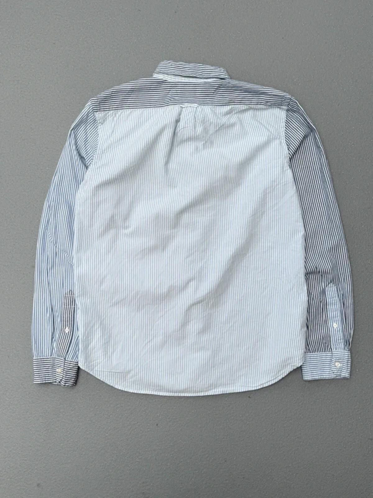 American Eagle Stripe Oxford Shirt Large