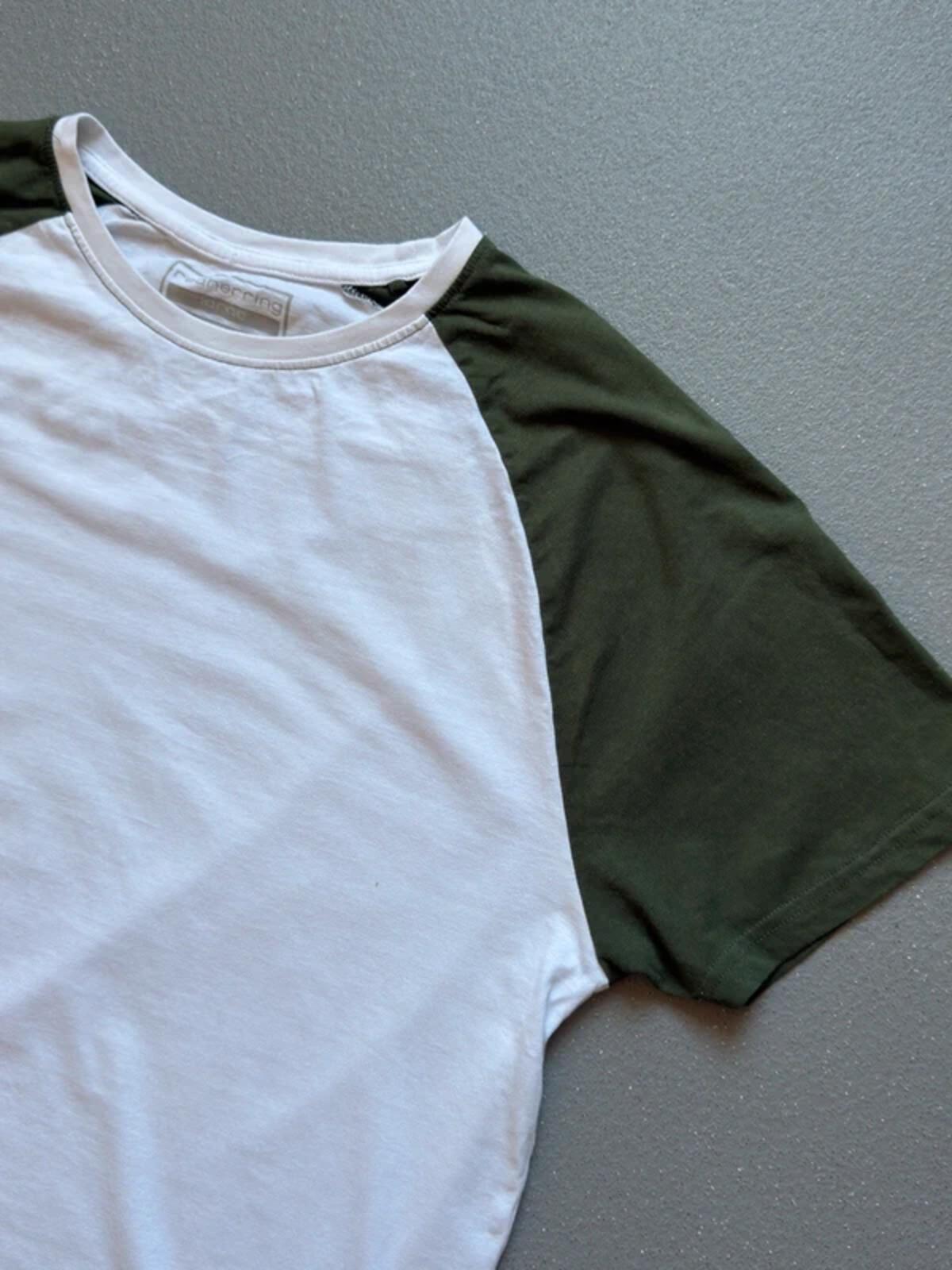 Y2K Ringer Baseball T Shirt Large Slim