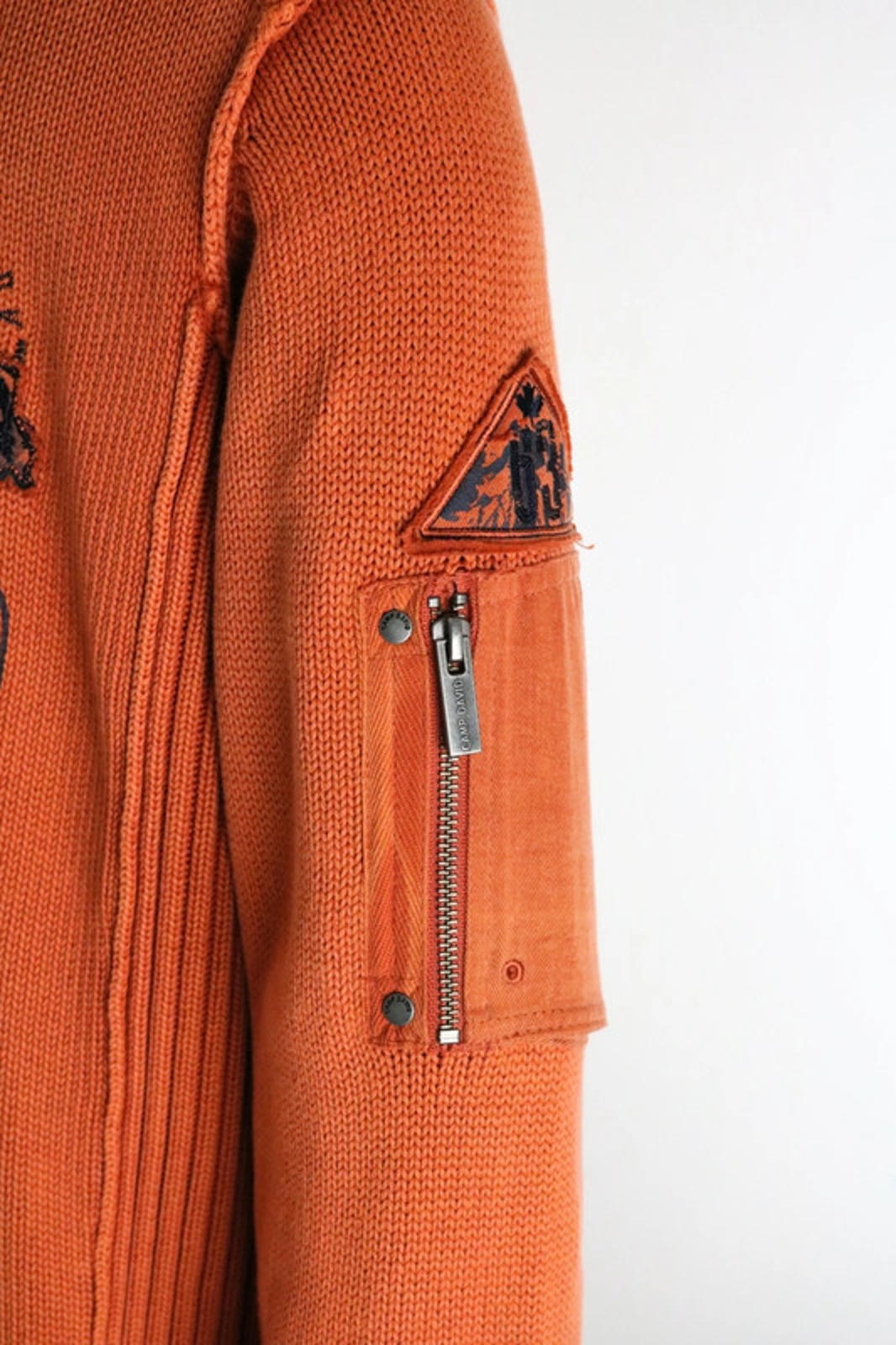 Y2K Camp David Chunky Cotton Utility Jumper XL