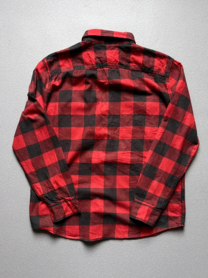 Red & Black Lumberjack Flannel Shirt Large American Eagle