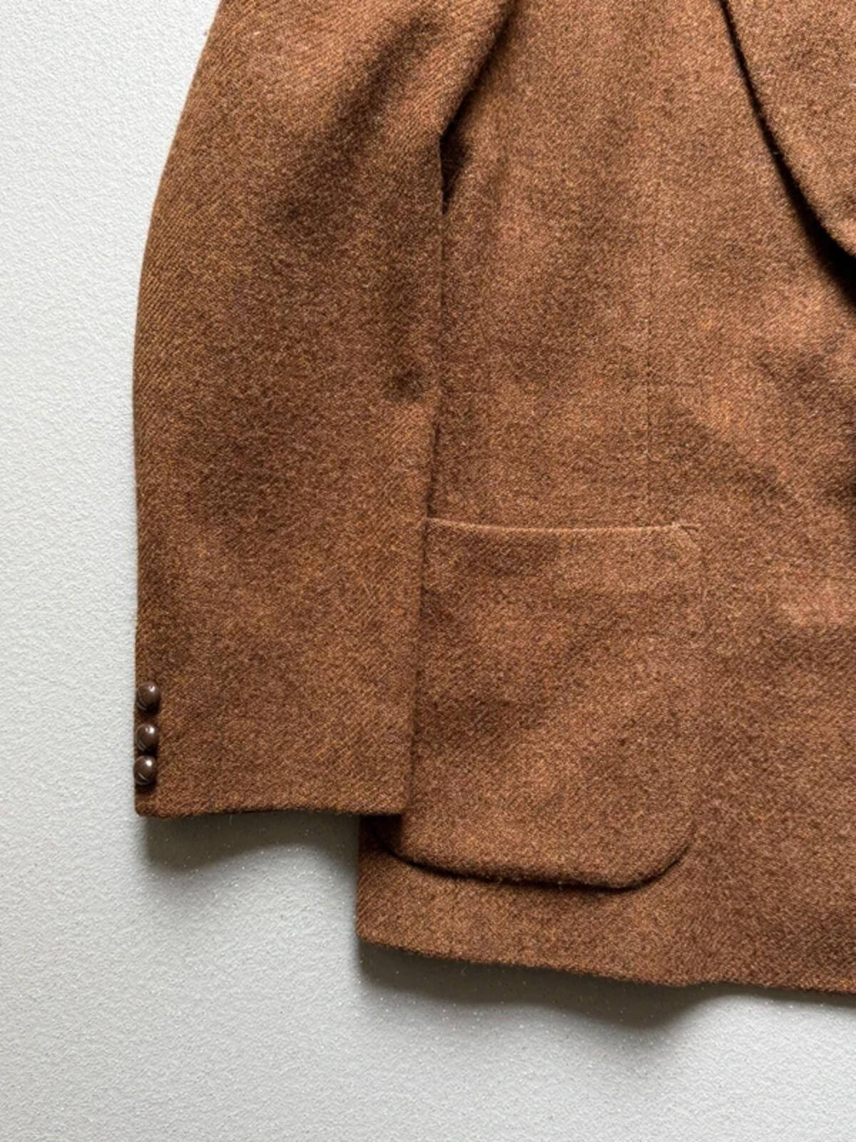 Thomas Burberry Wool Tweed Jacket Vintage 90s 48”