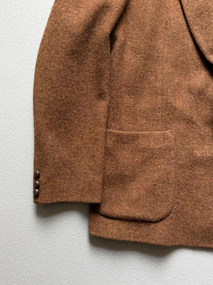 Thomas Burberry Wool Tweed Jacket Vintage 90s 48”