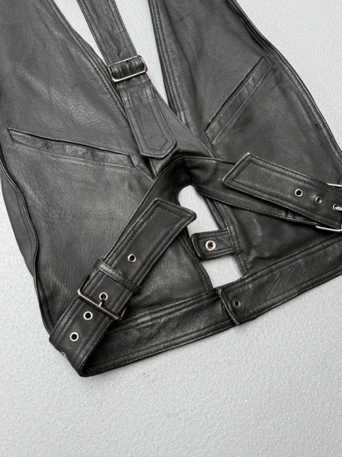 Vintage Leather Utility Vest Jopej