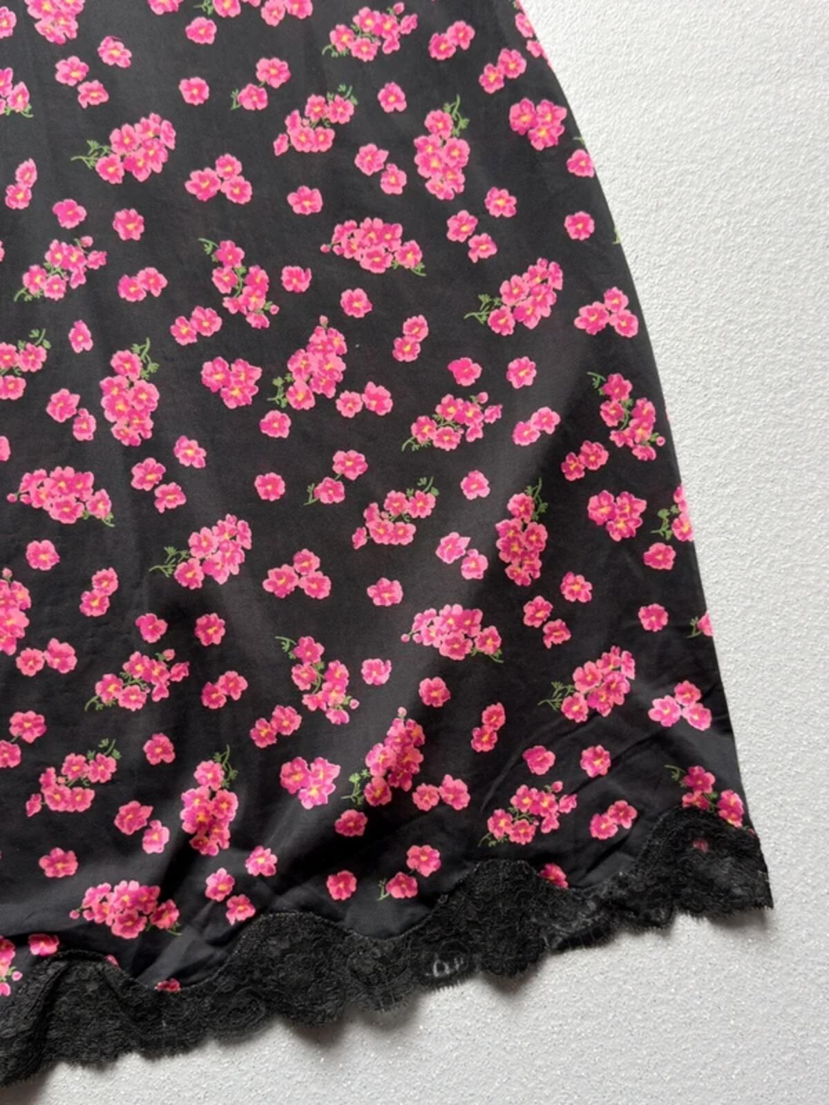 Y2K Floral Slip Dress Small 8/10
