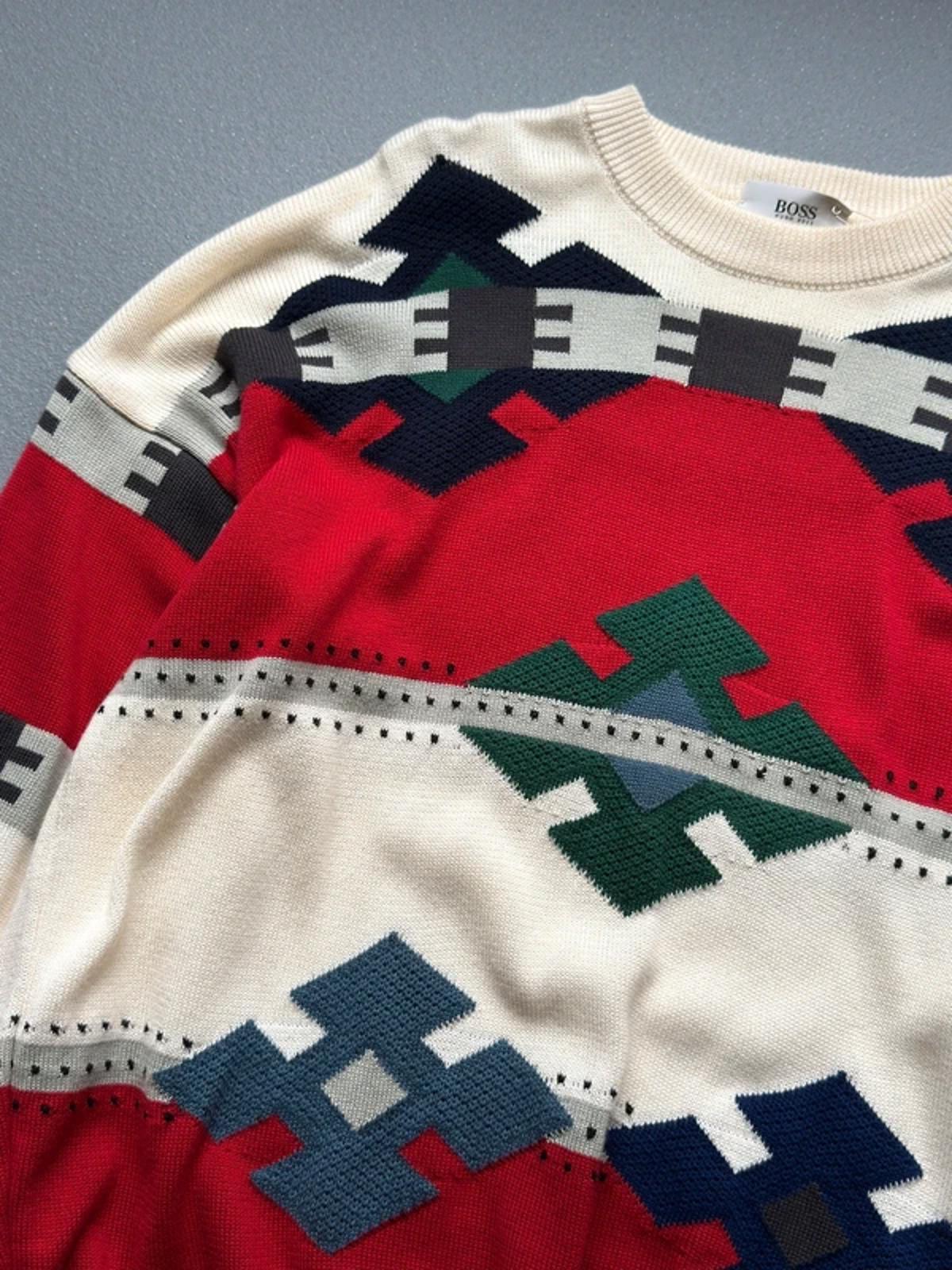 Hugo Boss Vintage Cotton Knit Jumper XXL