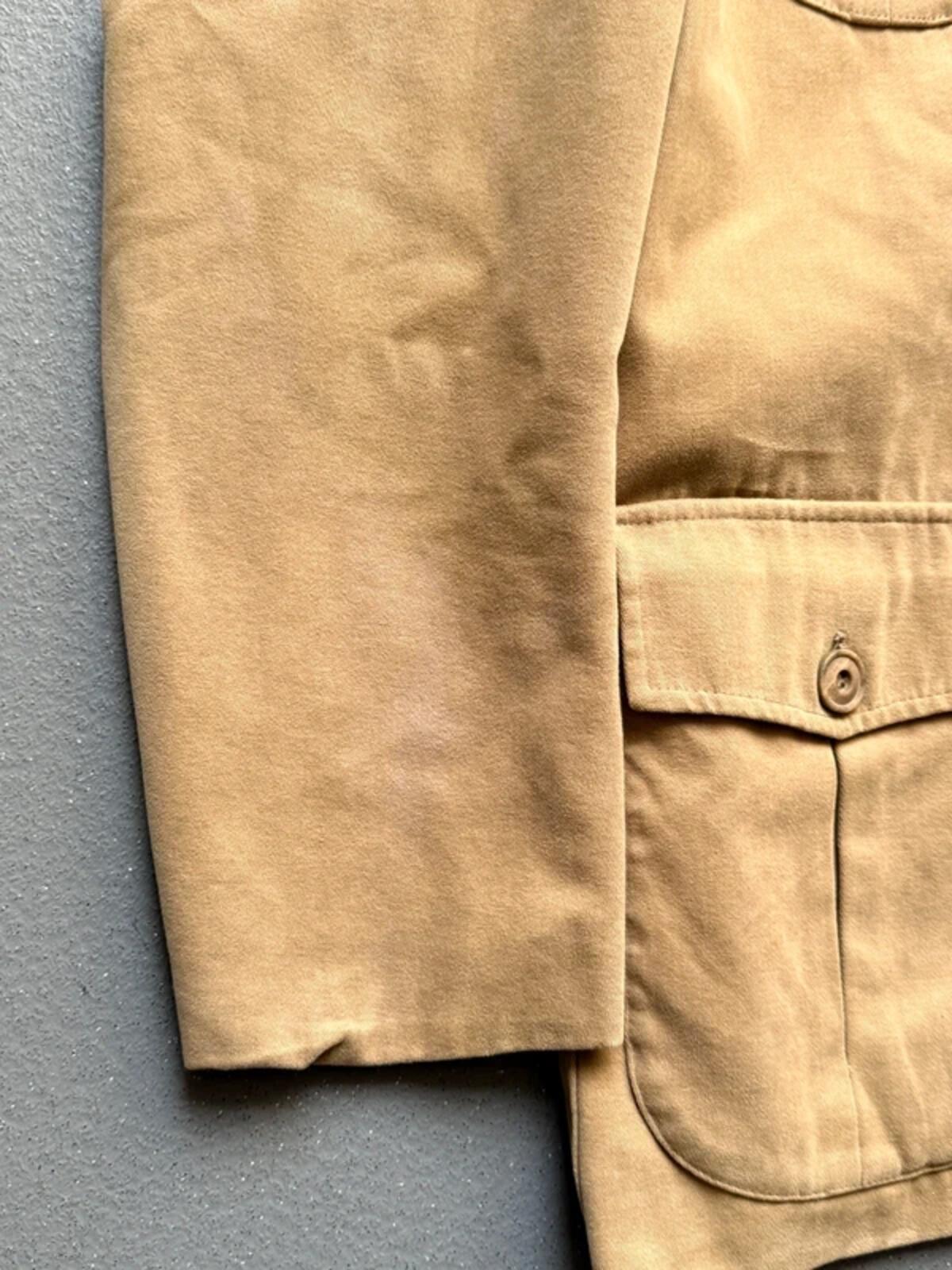 70s Vintage Outrage London Utility Safari Work Jacket Large