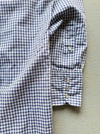 Vintage 1970s Levi’s Gingham Western Shirt – Made in USA