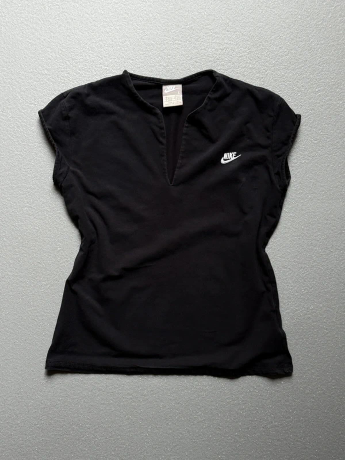 Y2K Nike Sleeveless Cropped T Shirt Large Ladies