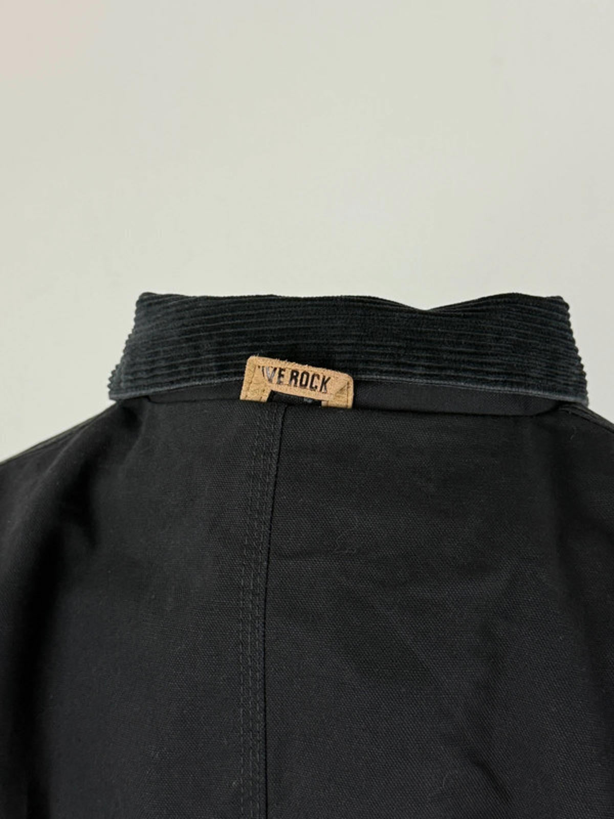 Cropped Black Detroit Work Jacket Large