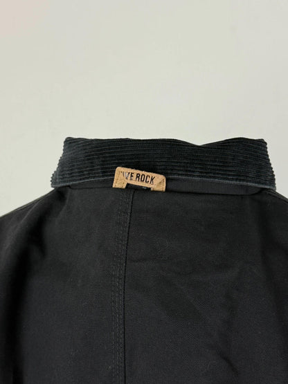 Cropped Black Detroit Work Jacket Large