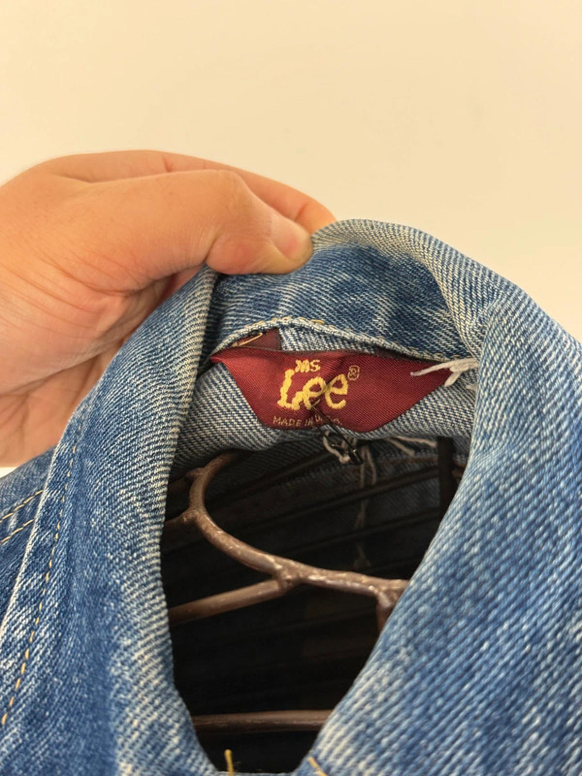 Ms Lee 1980s Denim Rider Jacket Small 8