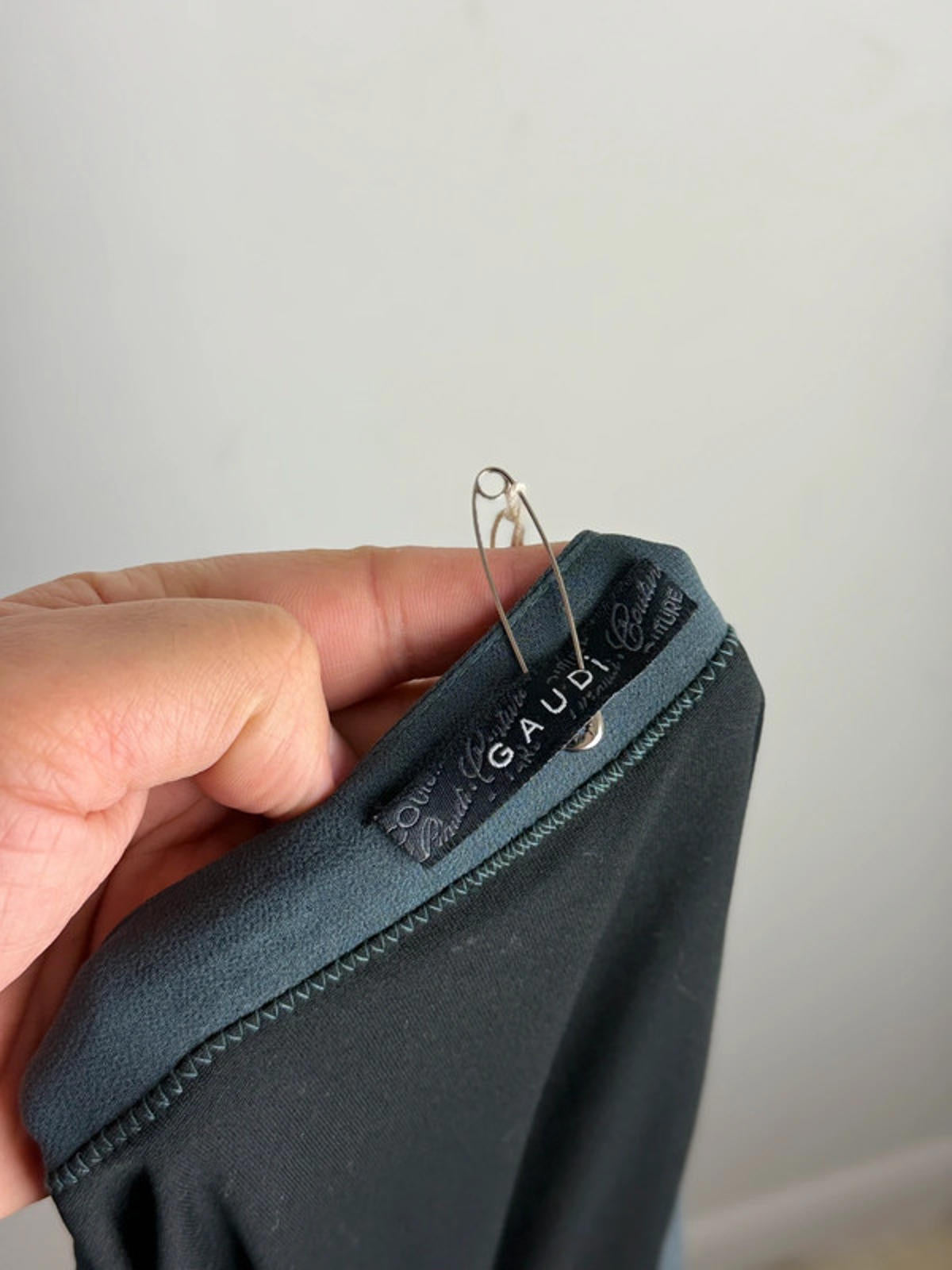 Gaudi Y2K Bow Tie Mesh Sheer Dress Size 10 Grey