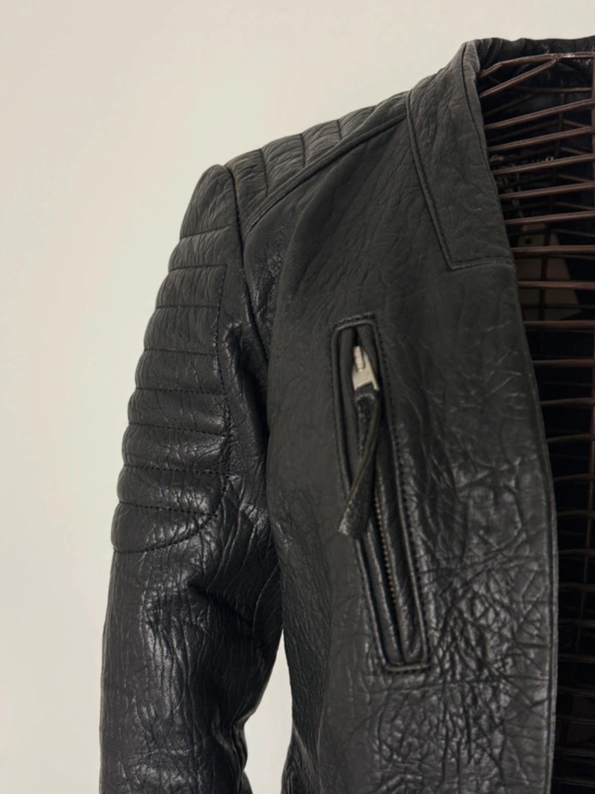 All Saints Marin Biker Ladies Leather Jacket 10