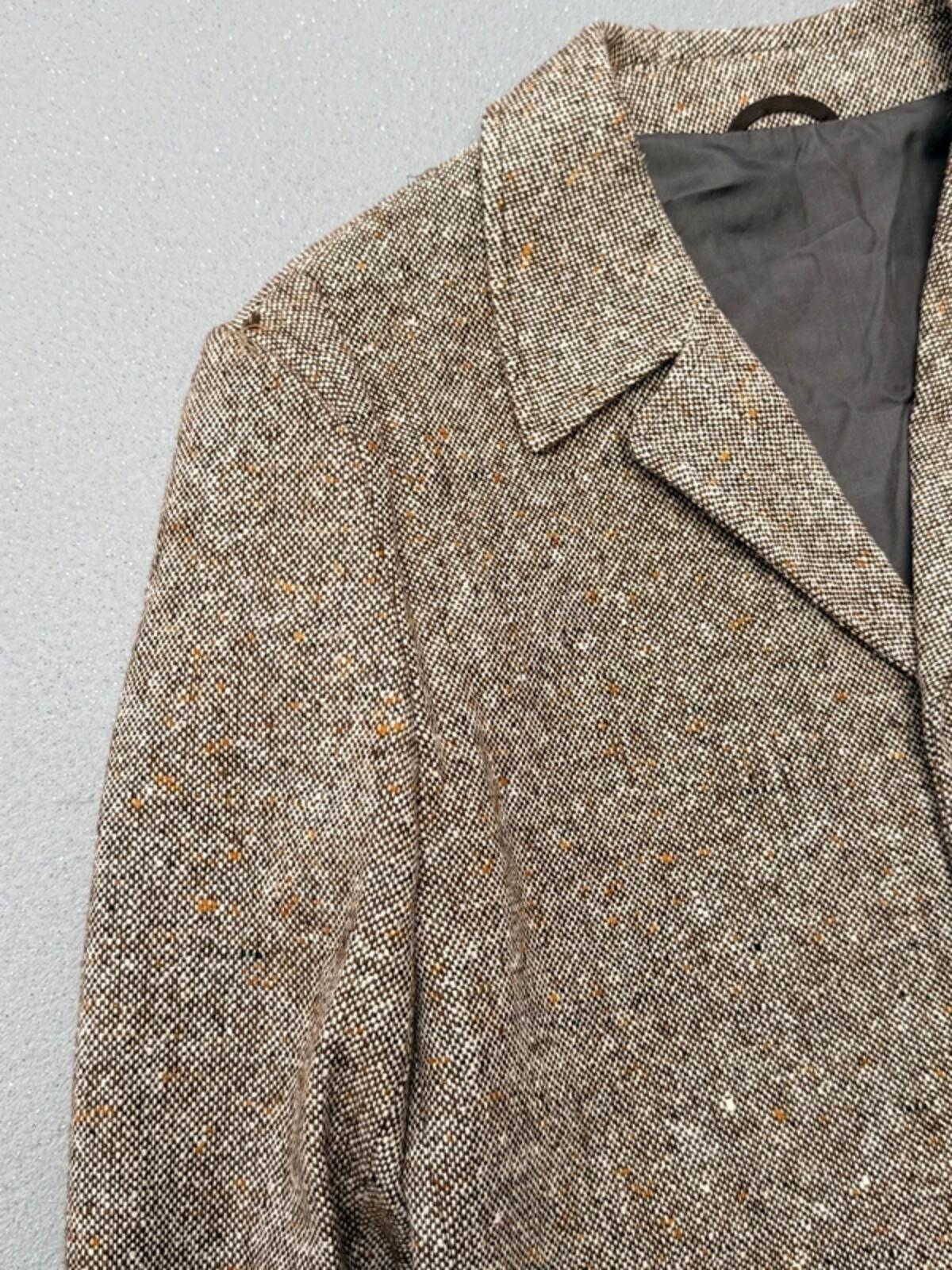1970s Field Jacket Wool Beige Mens Large