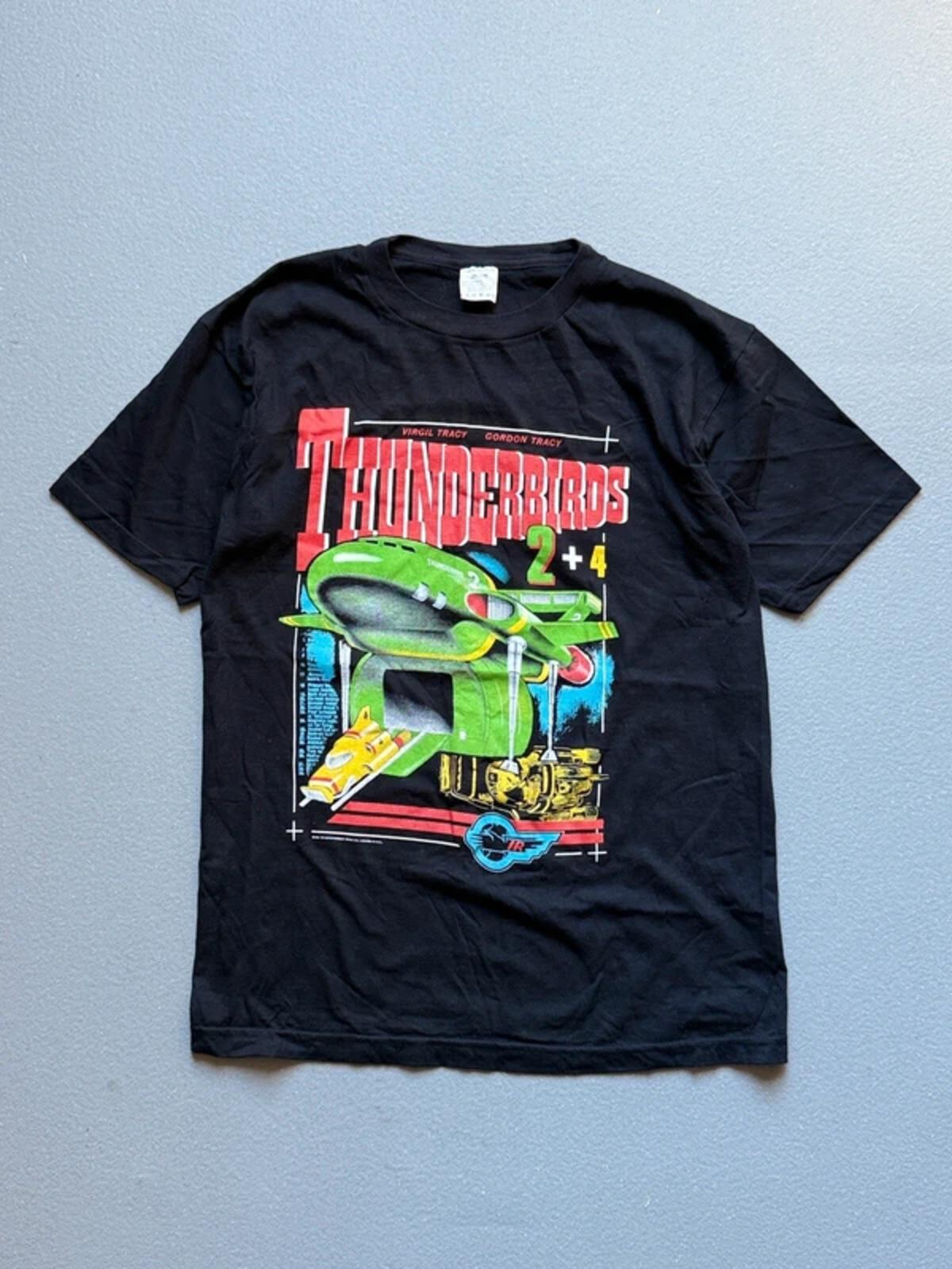 Thunderbirds Vintage 90s Licensed T Shirt Medium - Large