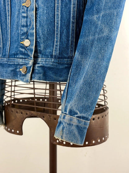 Ms Lee 1980s Denim Rider Jacket Small 8