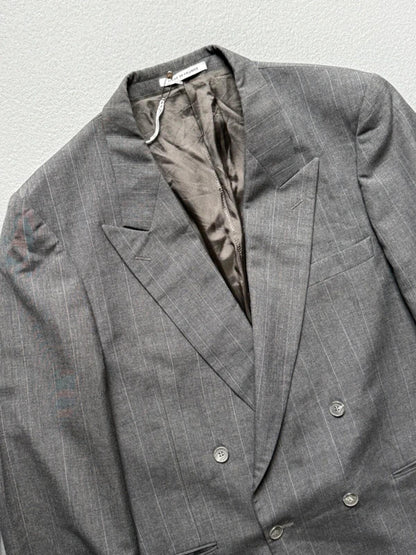 Yves Saint Laurent Vintage Double Breasted Jacket Grey