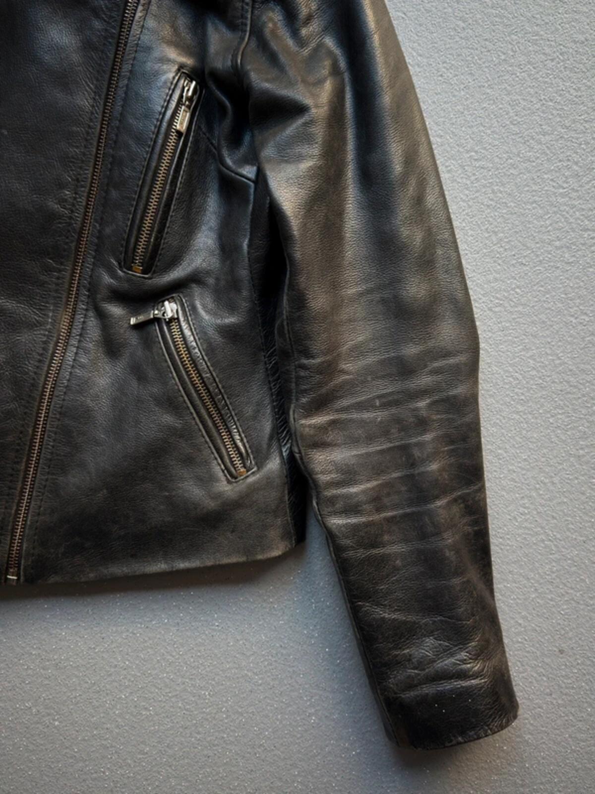 Ladies Leather Biker Jacket Vintage Small Perfecto