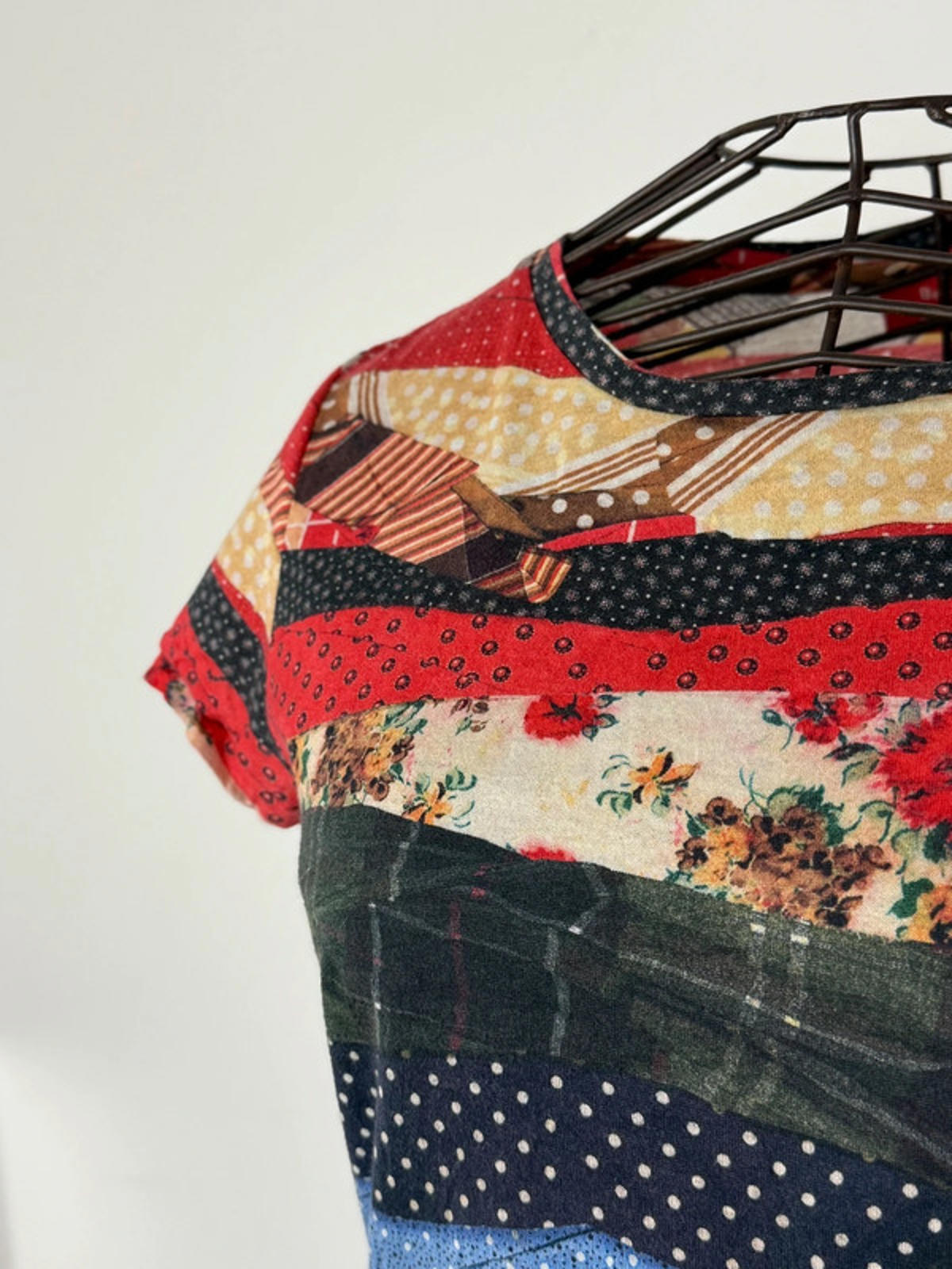 Barbour X Paul Smith Patchwork Print Ladies T Shirt Large