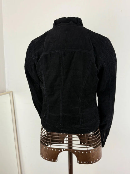 Cropped Corduroy Jacket Y2K Large