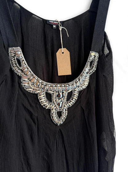 Miss Sixty Y2K Sheer Party Strap Top Medium