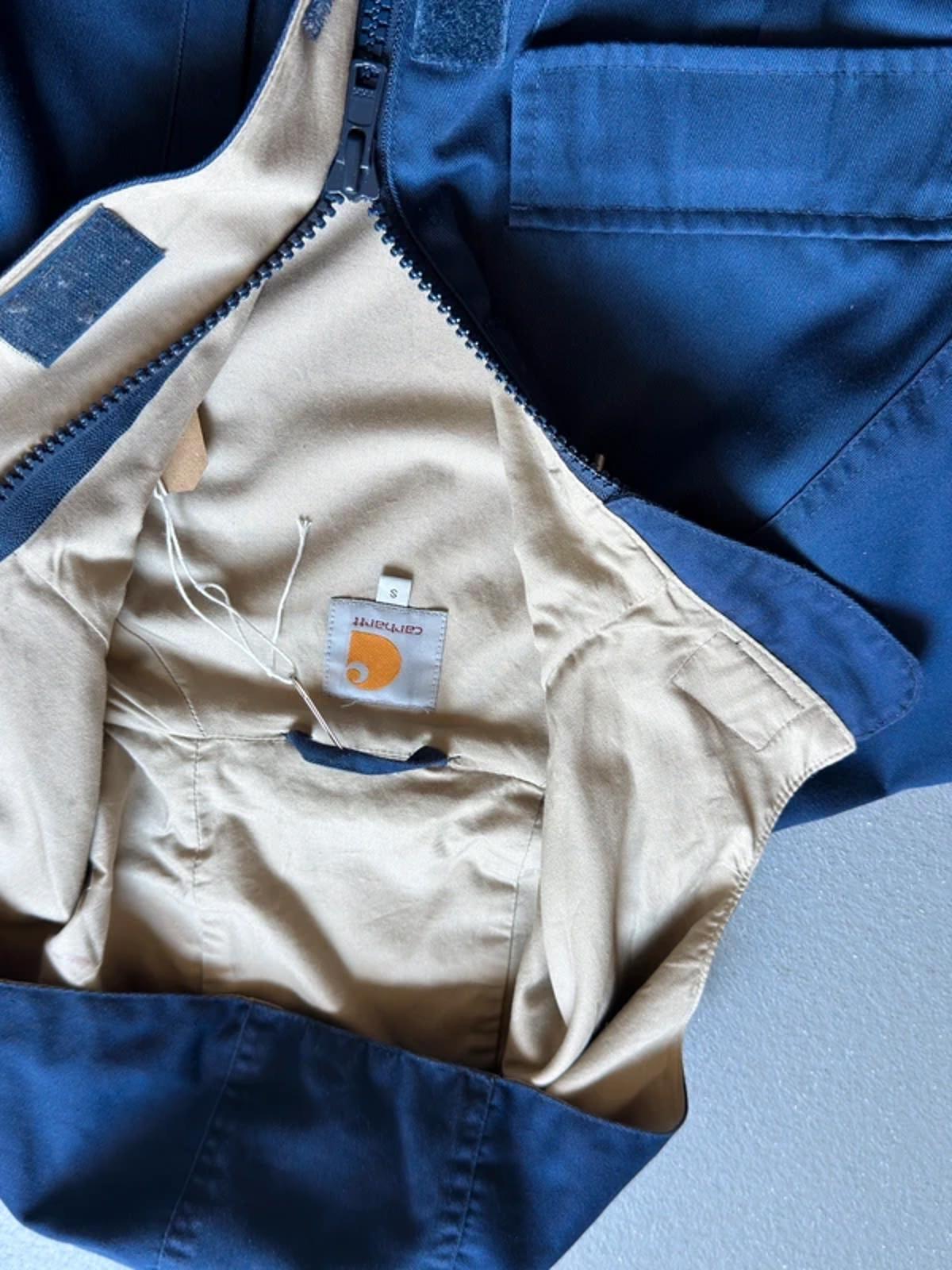 Carhartt Navy Short Parka Jacket Small