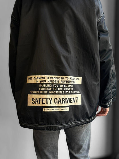 Y2K 90s Rave Jacket Fleece Lined XL