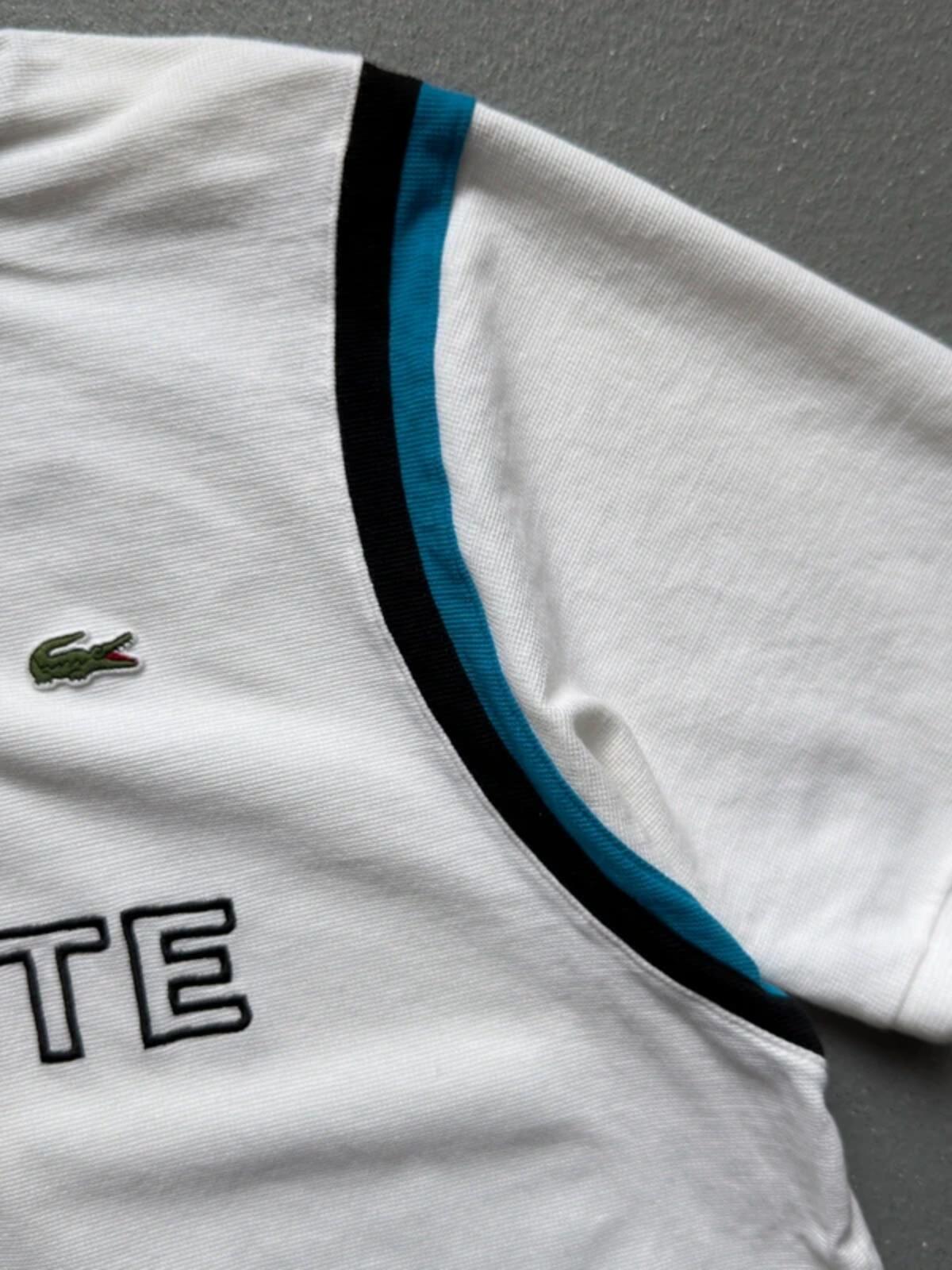 Lacoste Sport Y2K Spellout Polo Shirt Size 6 / XL