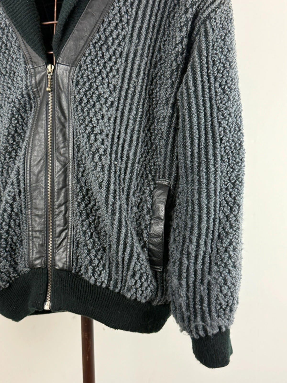 80s Archive Style Tufted Bomber Jacket XL