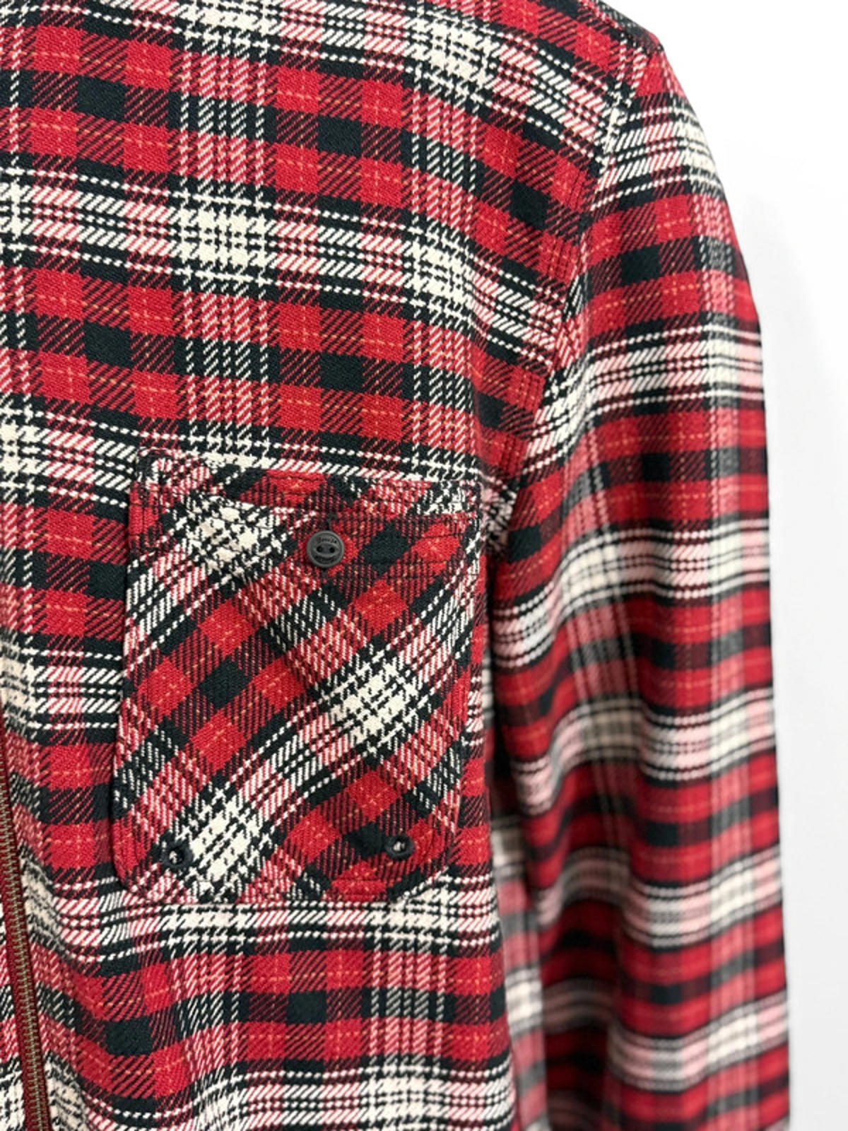 Levi’s Plaid Zip Flannel Overshirt Shacket XL