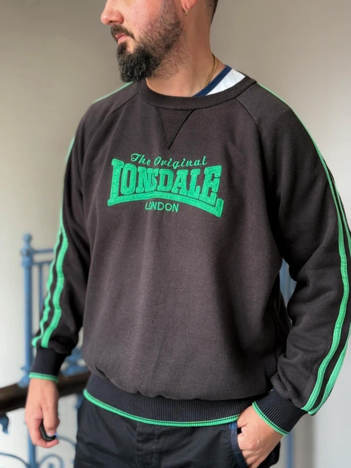 Lonsdale Y2K Spellout Sweatshirt Large
