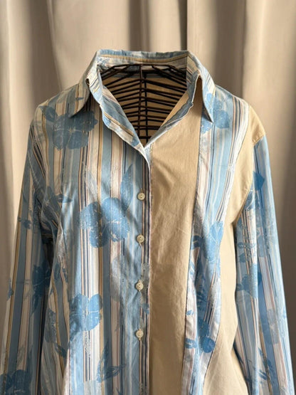 Vintage Y2K Fitted Shirt Ladies XL