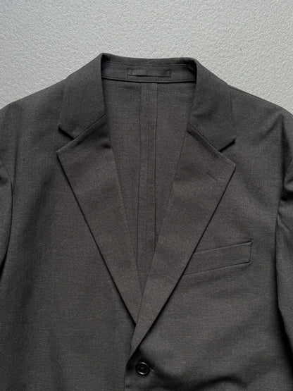 Uniqlo Grey Elasticated Suit Jacket Medium