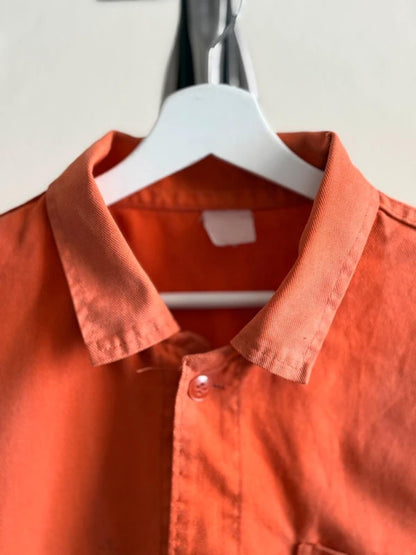Vintage Orange French Euro Work Jacket XL