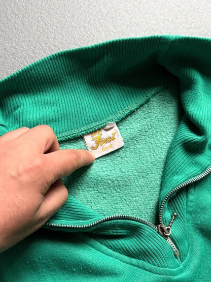 Vintage Fishing 1/4 Zip Sweatshirt XL