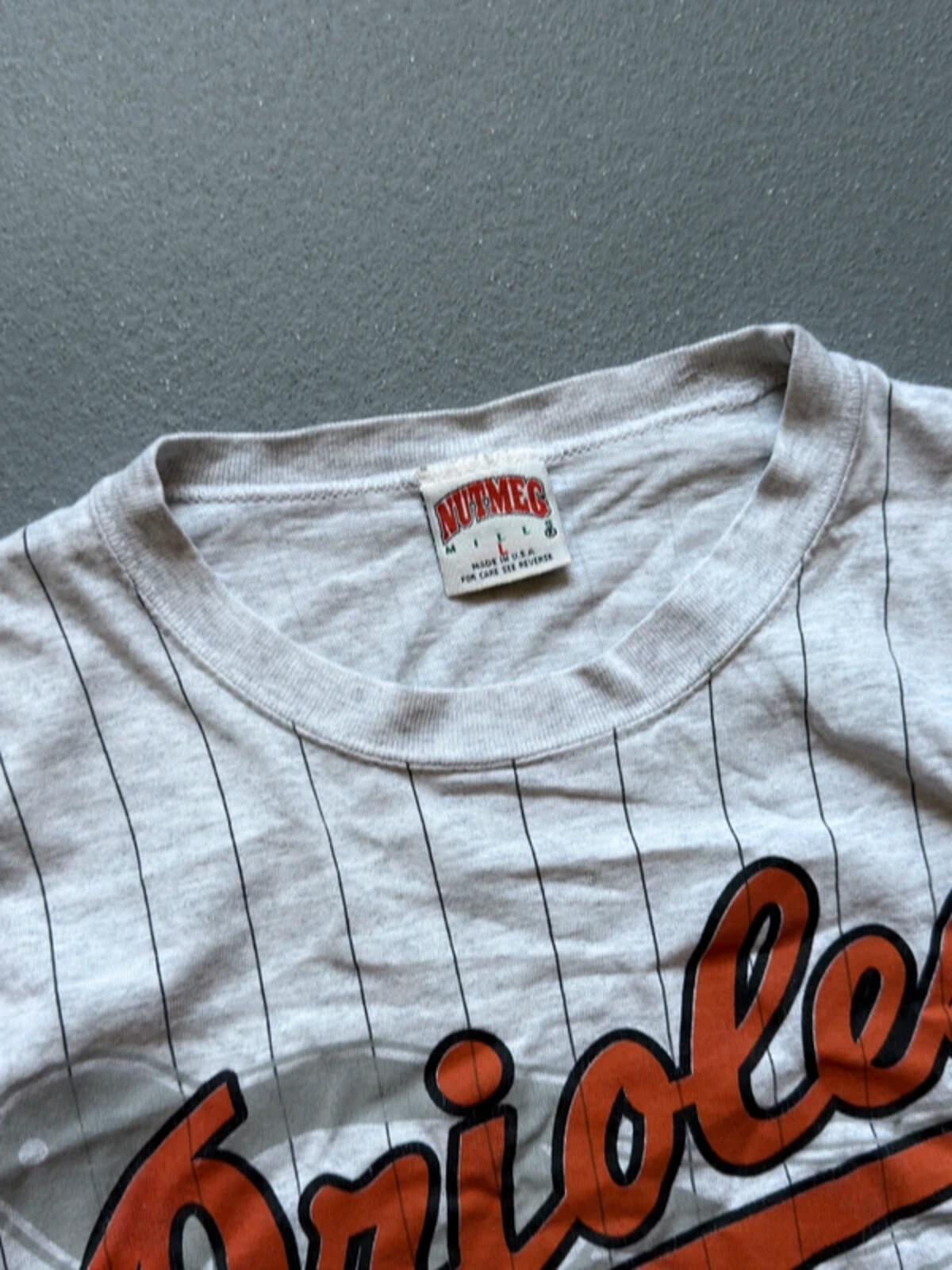 Orioles Vintage 90s Baseball T Shirt Large Single Stitch