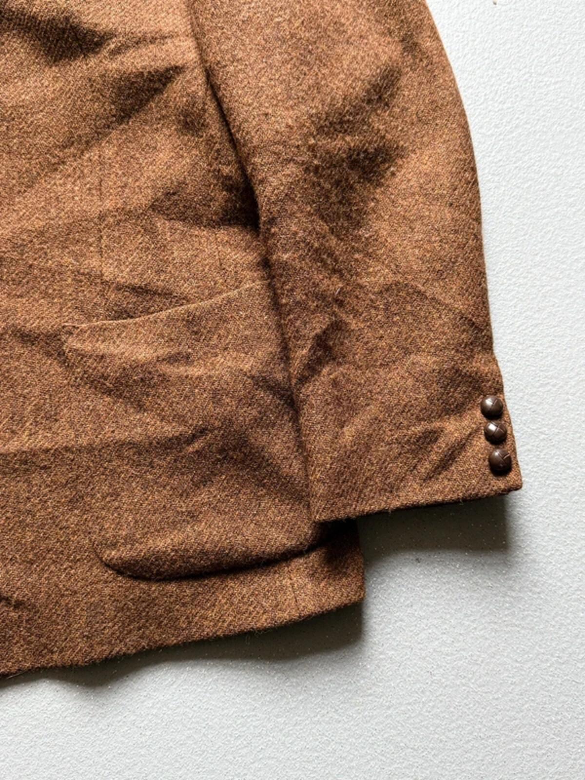Thomas Burberry Wool Tweed Jacket Vintage 90s 48”