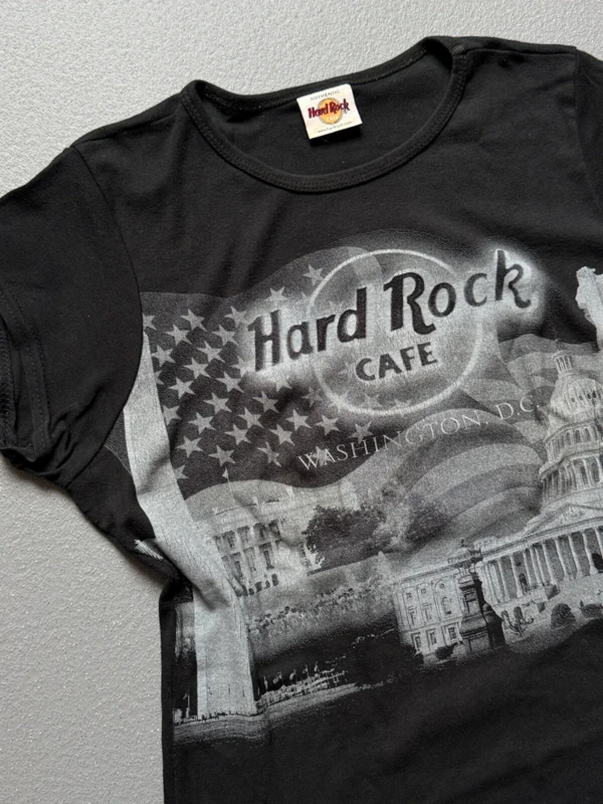 Hard Rock Cafe Y2K Baby Tee XL Ladies