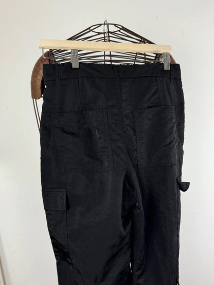 Y2K Baggy Cargo Nylon Trousers Size 10