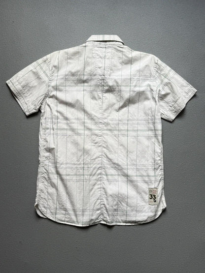 G Star Raw Y2K Short Sleeve Check Shirt Large