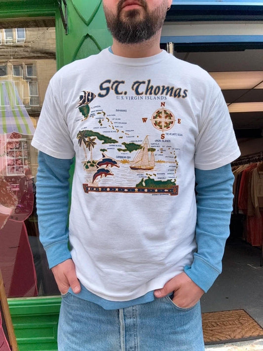 90s Single Stitch St Thomas Virgin Islands T Shirt Large