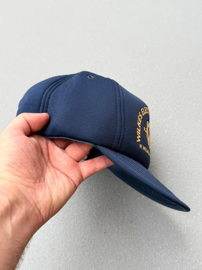 Vintage Navy & Yellow Americana Trucker Cap