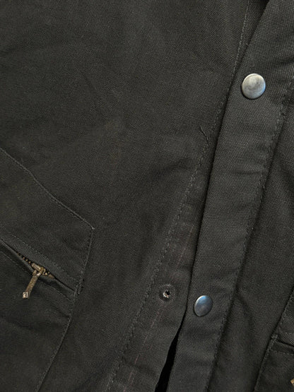 Cropped Black Detroit Work Jacket Large