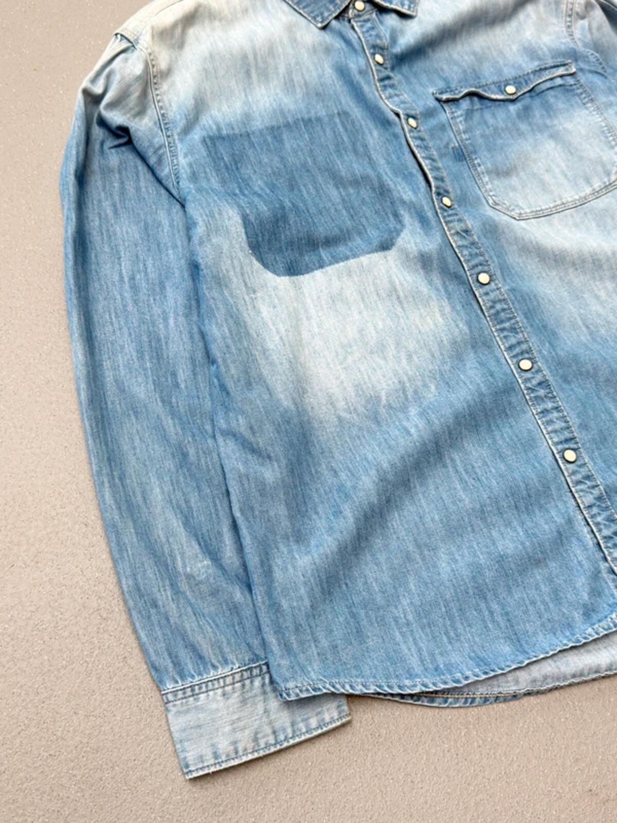 G Star Raw Ghost Pocket Denim Shirt 2XL