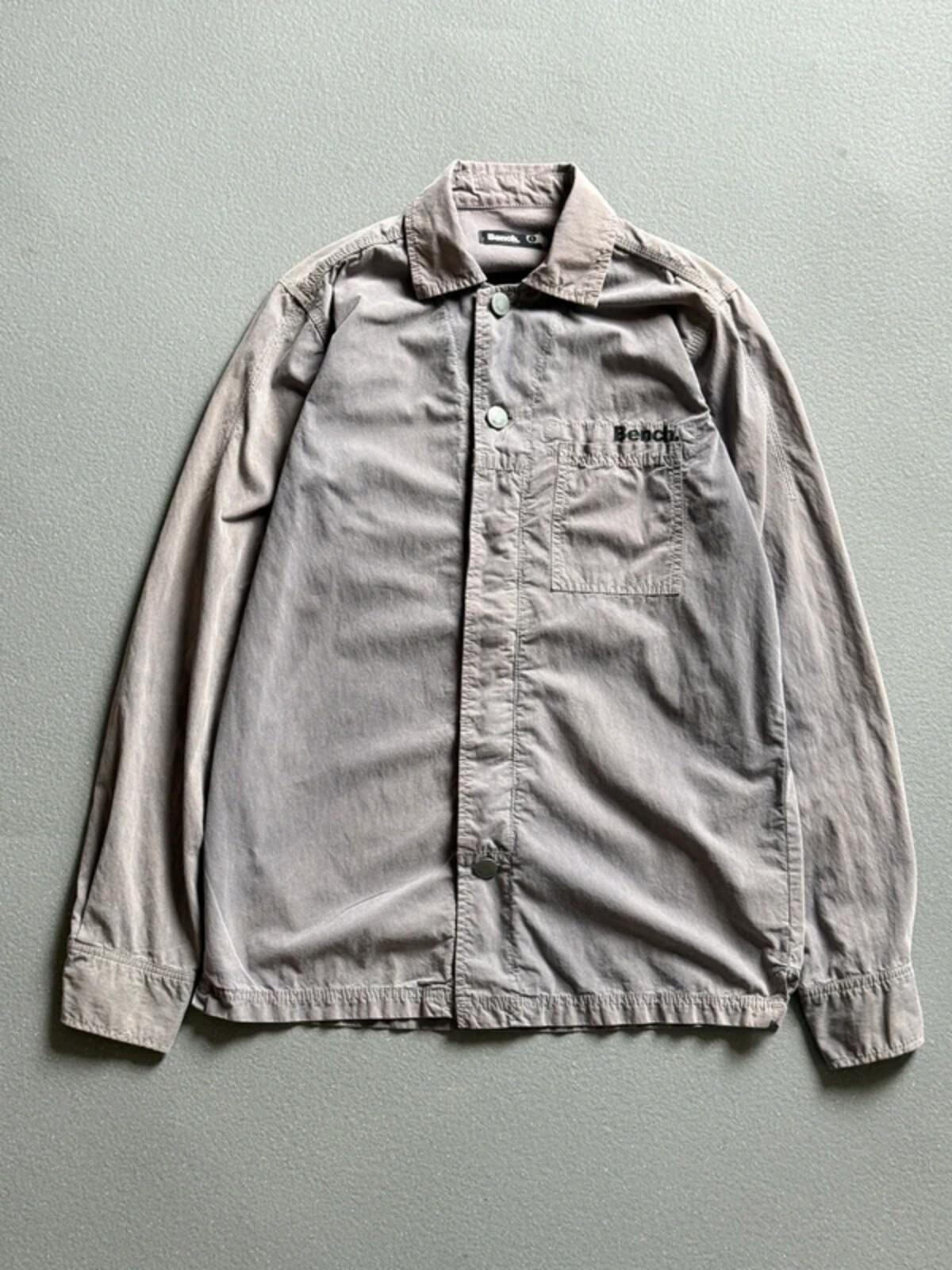 Bench Overshirt Small Y2K Utility Grey